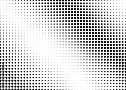 Wallpaper Mural Abstract halftone dotted background. Monochrome pattern with dot and circles.  Vector modern futuristic texture for posters, sites, business cards, cover postcards, interior design, labels, stickers. Torontodigital.ca
