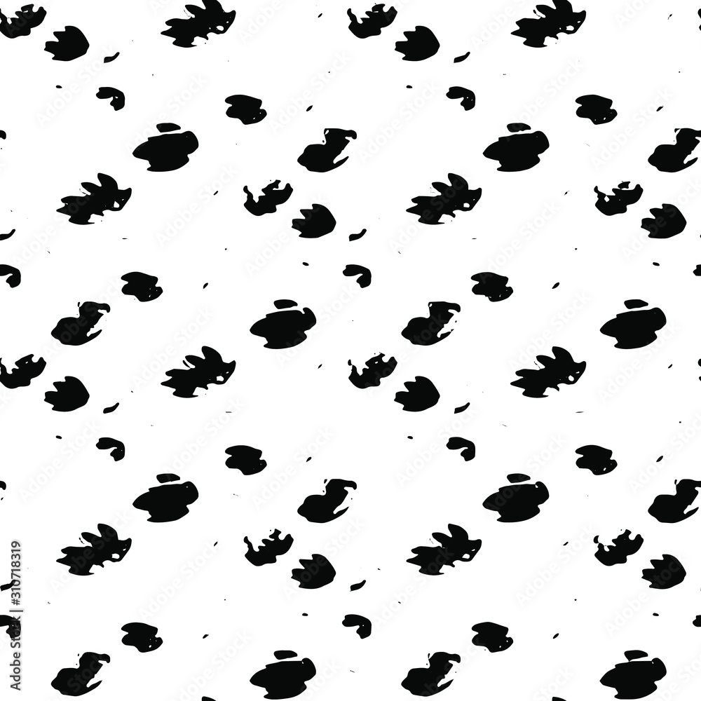 Full Seamless Abstract Pattern. Monochrome Vector. Black and White Dress Fabric Print. Design for Textile and Home Decoration. Full Seamless Abstract Pattern. Monochrome Vector. Black and White Dress Fabric Print. Design for Textile and Home Decoration.