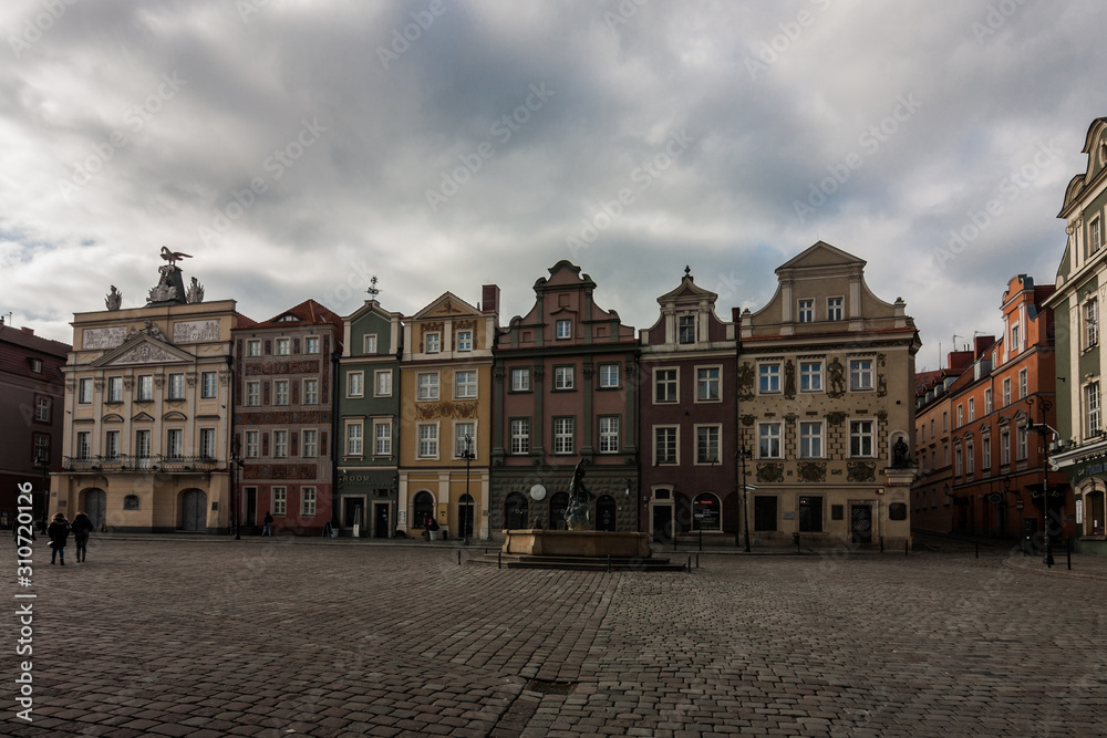 Stary Rynek square in Poznan, Poland