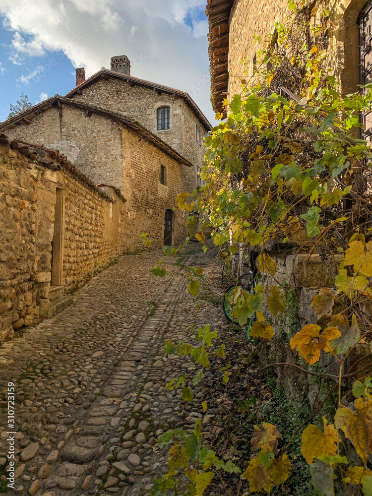 French medieval town Perouges