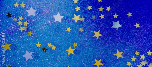 Obraz na płótnie Milky Way and stars on the sky creative. Night sky with stars as a abstract background . Natural compositon at the night time. Milky way on the dark sky at the night time w salonie