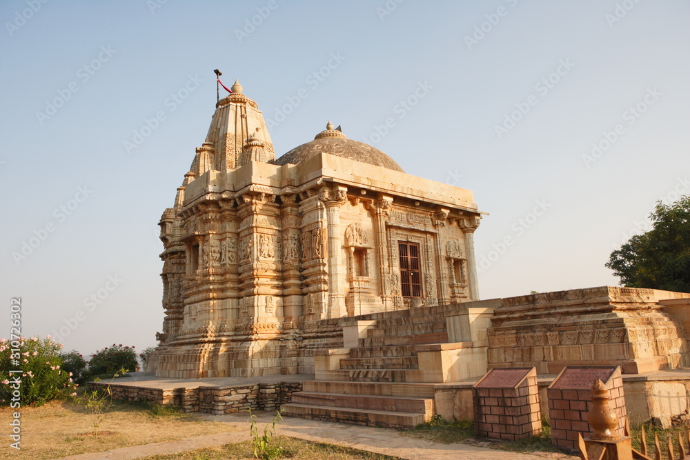Obraz premium Kalika Mata Temple, Chittorgarh, Rajasthan, India.