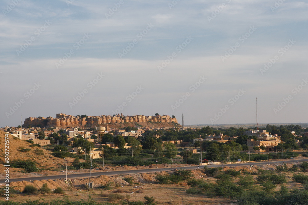 A view of Jaisalmer Fort, Jaisalmer, Rajasthan, India