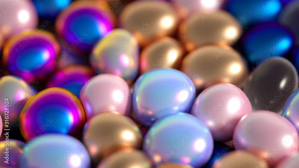 Beautiful background with beads, particles and simulation. 3d illustration, 3d rendering. Beautiful background with beads, particles and simulation. 3d illustration, 3d rendering.