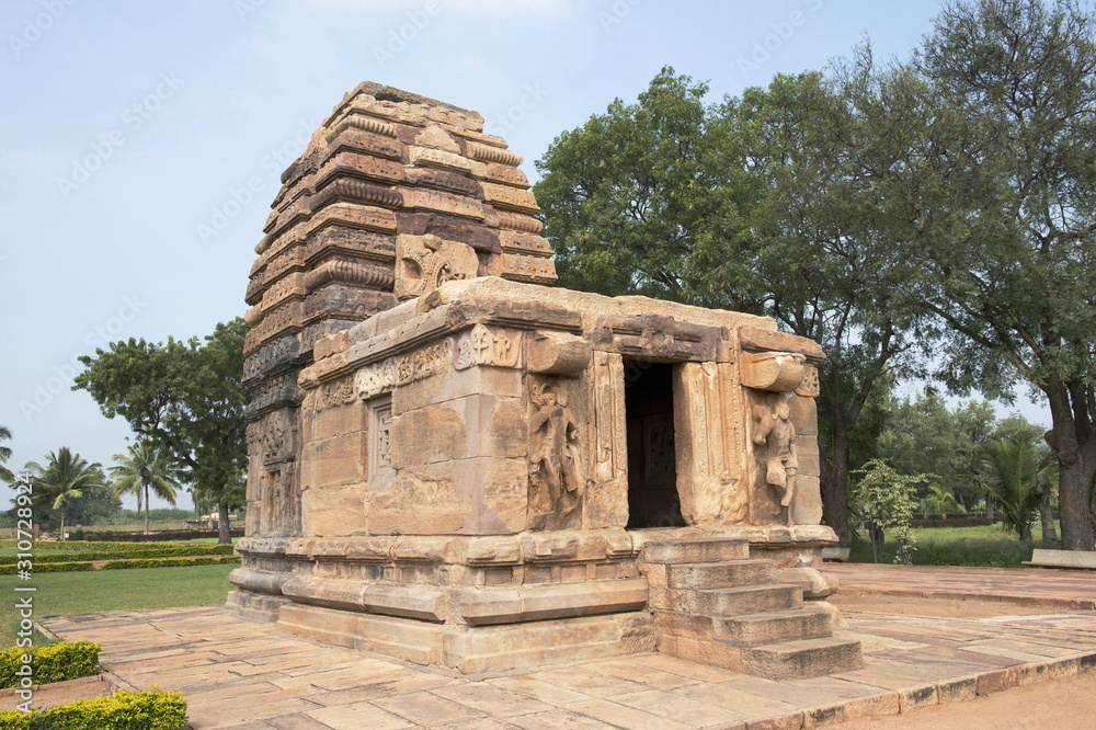 Kadasiddheswara Temple, mid 7th century CE, Pattadakal, Karnataka , India