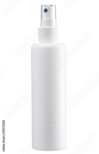 Plastic bottle, cosmetic cointainer, white bottle, 