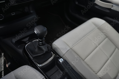 Gear box shifter and front seat