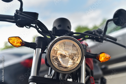 Headlight of the motorcycle