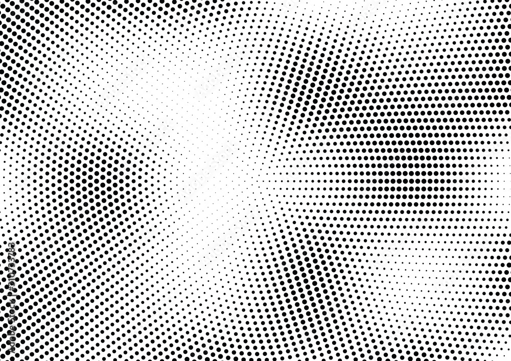 Abstract halftone dotted background. Futuristic grunge pattern, dot, circles.  Vector modern optical pop art texture for posters, sites, business cards, cover, labels mockup, vintage stickers layout.