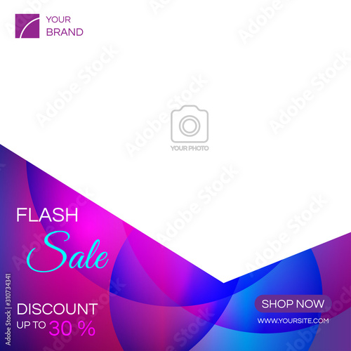 fashion social media post template for promotion. Editable photo frames, stories, backgrounds, banners