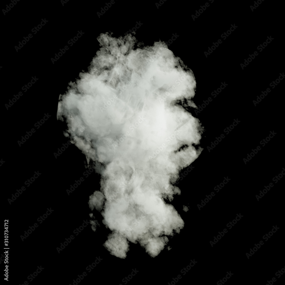 Cloud isolated, steam, smoke. 3d illustration, 3d rendering. Cloud isolated, steam, smoke. 3d illustration, 3d rendering.