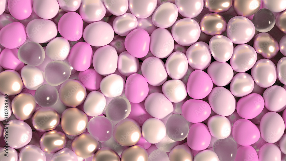 Beautiful background with beads, particles and simulation. 3d illustration, 3d rendering. Beautiful background with beads, particles and simulation. 3d illustration, 3d rendering.