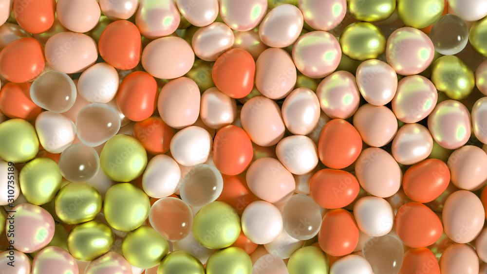 Beautiful background with beads, particles and simulation. 3d illustration, 3d rendering. Beautiful background with beads, particles and simulation. 3d illustration, 3d rendering.