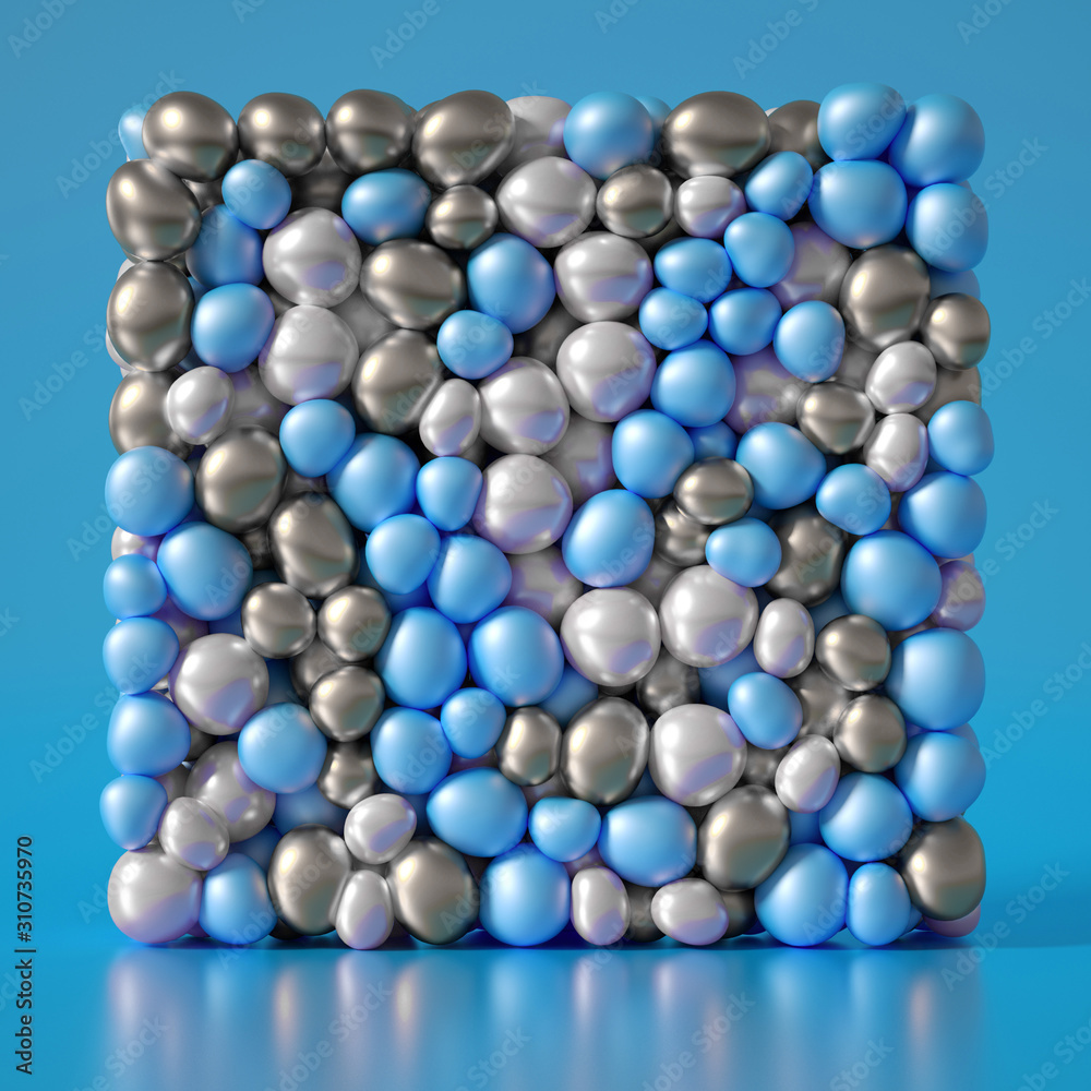 Beautiful background with beads, particles and simulation. 3d illustration, 3d rendering. Beautiful background with beads, particles and simulation. 3d illustration, 3d rendering.