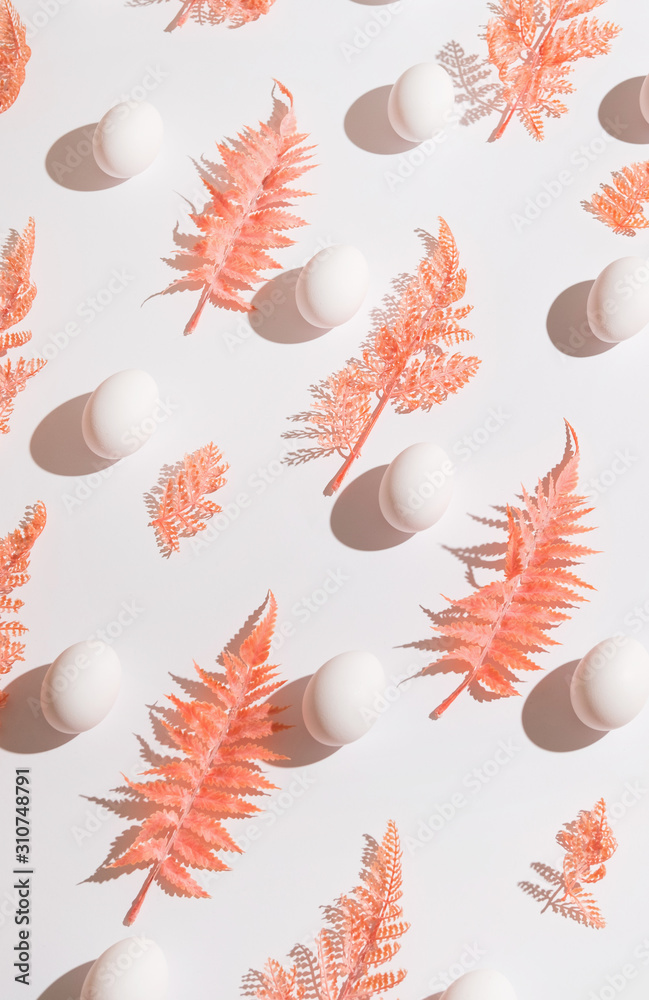 Floral Easter Eggs. Floral Easter Eggs.