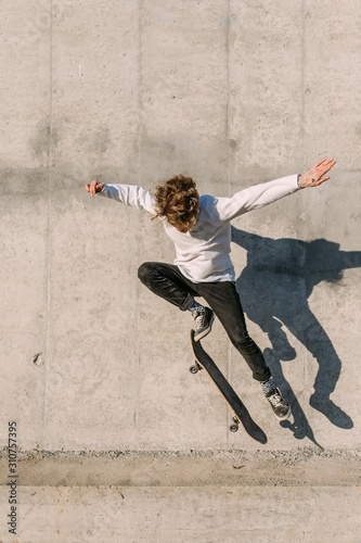 Teenage Skateboarder