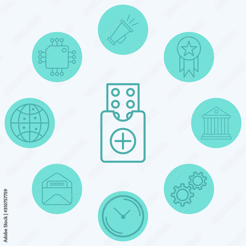 Pill vector icon sign symbol Pill vector icon sign symbol