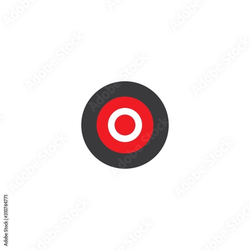 Target icon vector