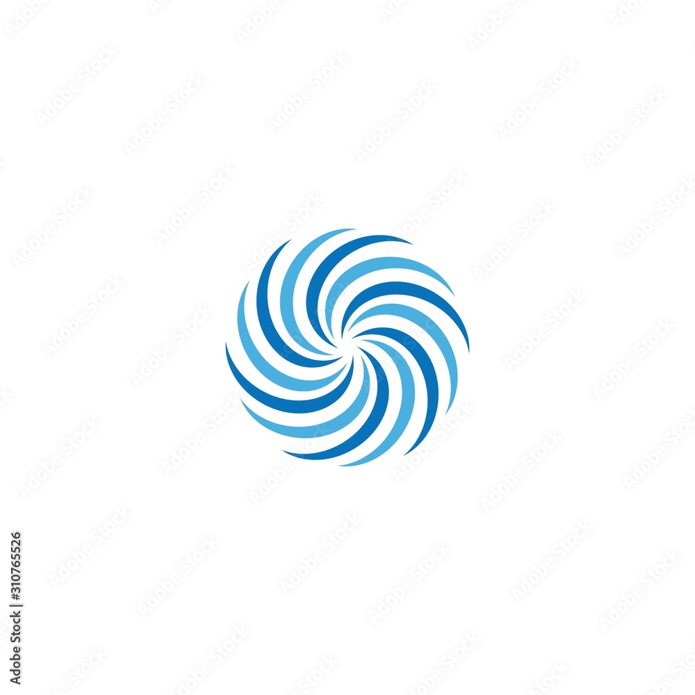Business logo, vortex, wave and spiral icon Business logo, vortex, wave and spiral icon