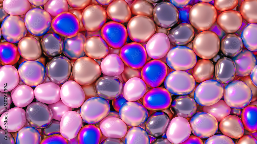 Beautiful background with beads, particles and simulation. 3d illustration, 3d rendering. Beautiful background with beads, particles and simulation. 3d illustration, 3d rendering.