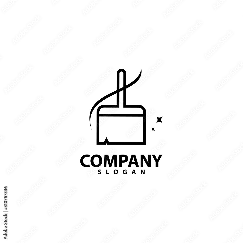 Clean Logo Template, Design Vector Illustration Icon Clean Logo Template, Design Vector Illustration Icon