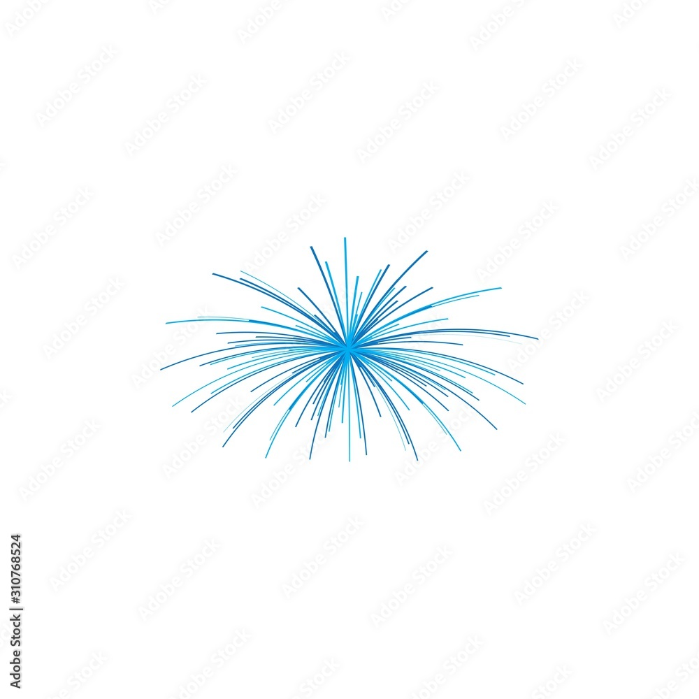 Obraz premium Firework illustration