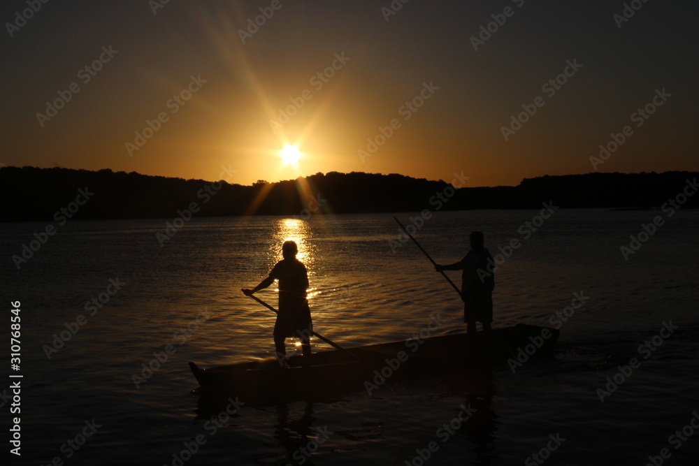 Fototapeta premium Perfeito pô- do -sol