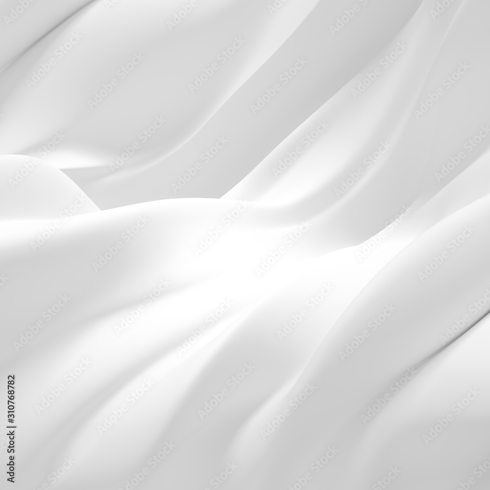 Obraz premium Beautiful luxury elegant backdrop with silk fabric drapery. 3d illustration, 3d rendering.