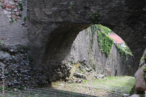 Italie - Lombardie - Castiglione Olona - Ancien passage vout  