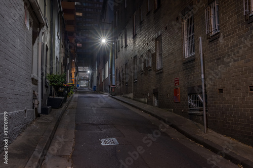 old back street at night © Tim