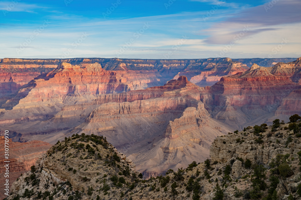 Beautiful landscape of the Hermit Trail, Grand Canyon National Park Beautiful landscape of the Hermit Trail, Grand Canyon National Park