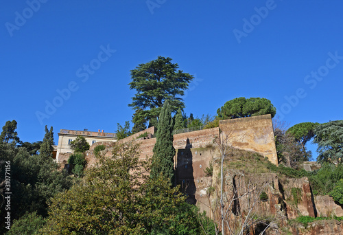 Εκτύπωση καμβά Tarpejischer Fels (Rupe Tarpea), Rom