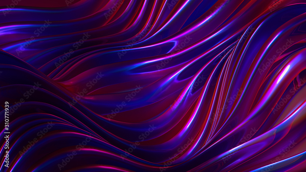Fototapeta premium Abstract colorful background. 3d illustration, 3d rendering.