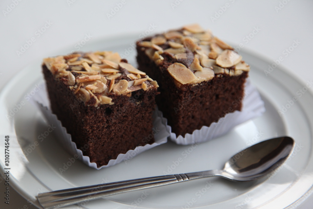 Sweet and eatable brownie cake good for tea brake Sweet and eatable brownie cake good for tea brake