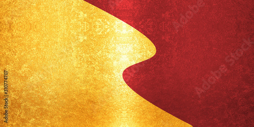 金と赤の背景