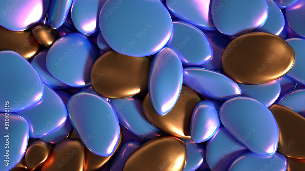 Beautiful background with beads, particles and simulation. 3d illustration, 3d rendering. Beautiful background with beads, particles and simulation. 3d illustration, 3d rendering.