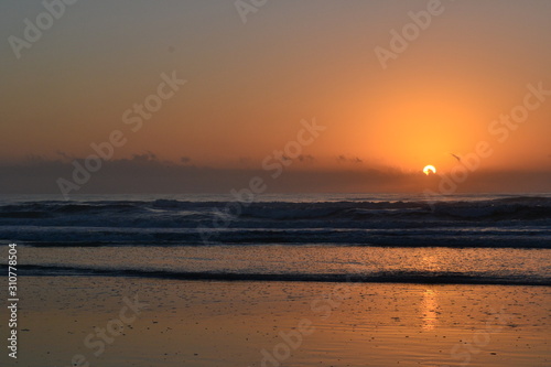 Summer Sunrise On The Beach At Saint Augustine  Florida