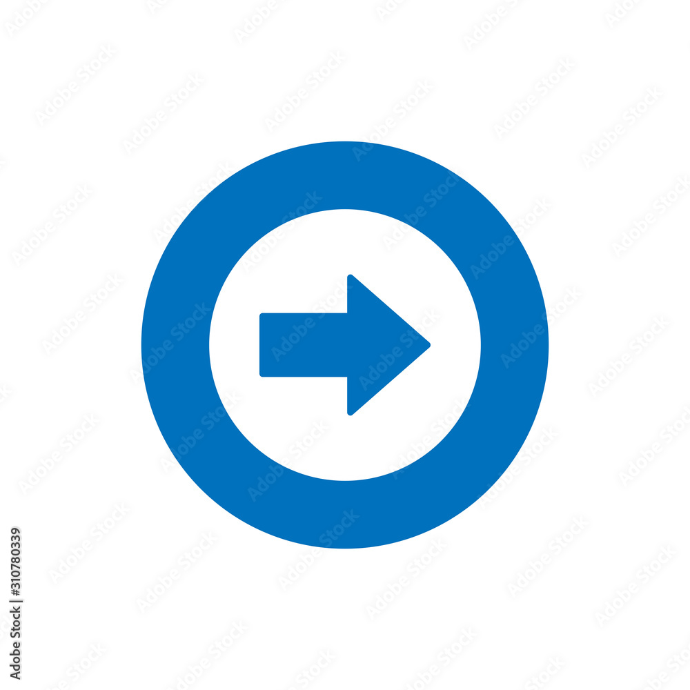 arrow right icon, 
