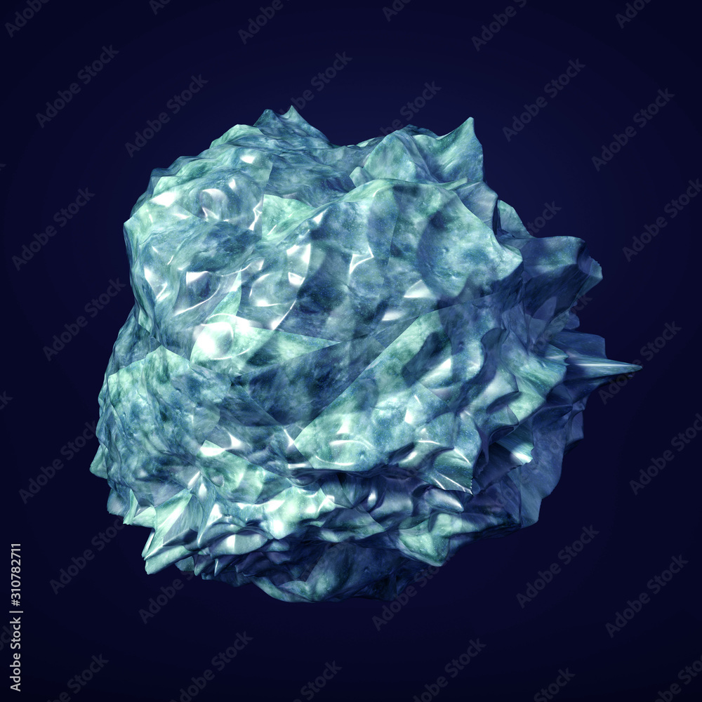 Beautiful, elegant, abstract background with metal and the texture of stone, marble and granite. 3d illustration, 3d rendering.