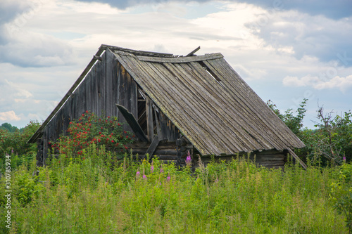 Abandoned house in the village. Abandoned village. © Niko