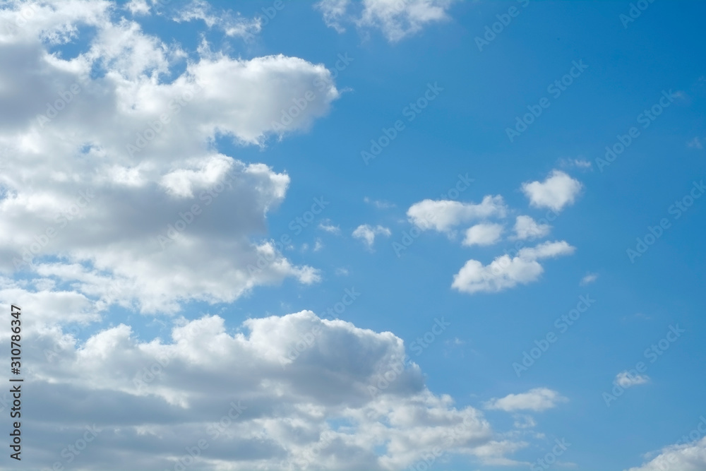 Sky blue with clouds Sky blue with clouds
