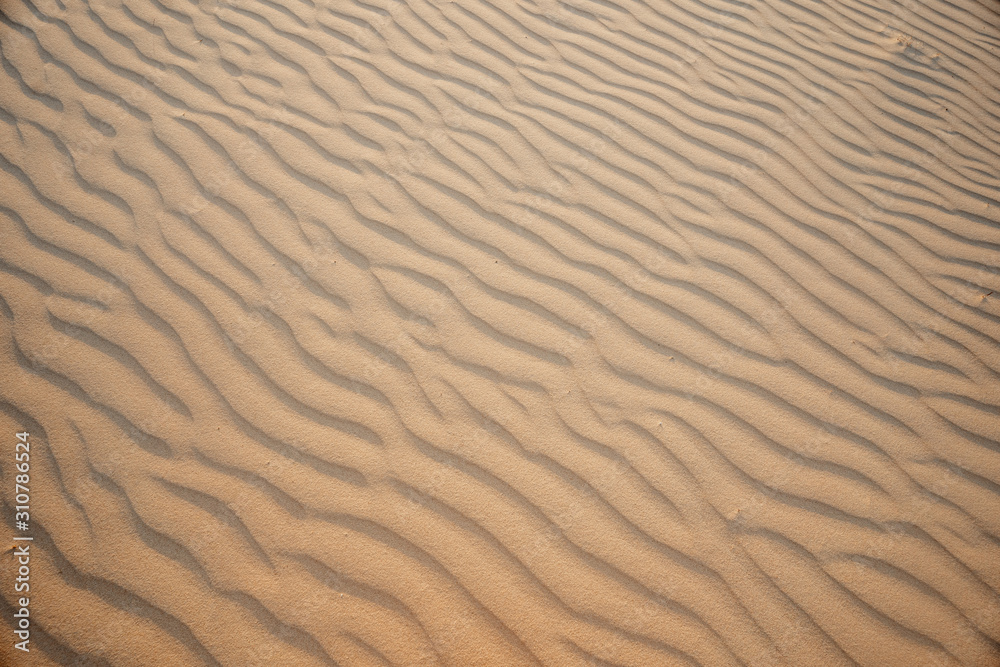 Beach desert sand wave, sand mark, background Beach desert sand wave, sand mark, background