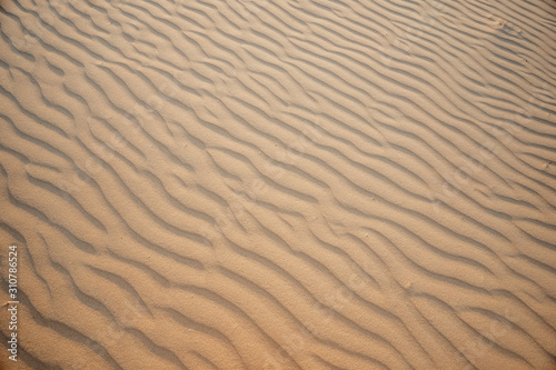 Beach desert sand wave, sand mark, background