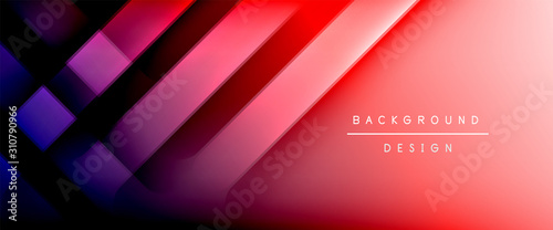 Dynamic trendy fluid color gradient abstract background with flowing wave lines. Vector Illustration