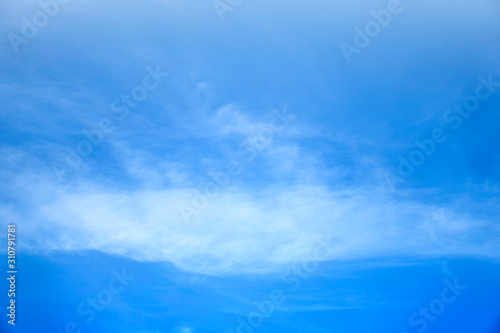 blue sky with clouds background  Beautiful Amazing shape