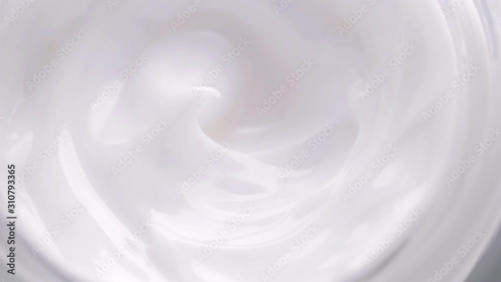 Cosmetics cream with rotate. Close-up shot. Cosmetics cream with rotate. Close-up shot.