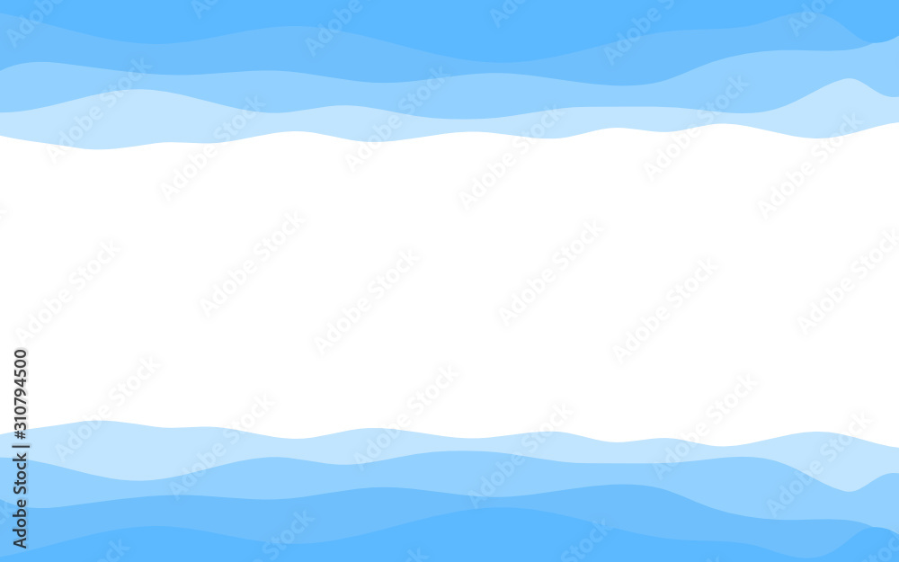 Abstract Sea waves background. vector illustration