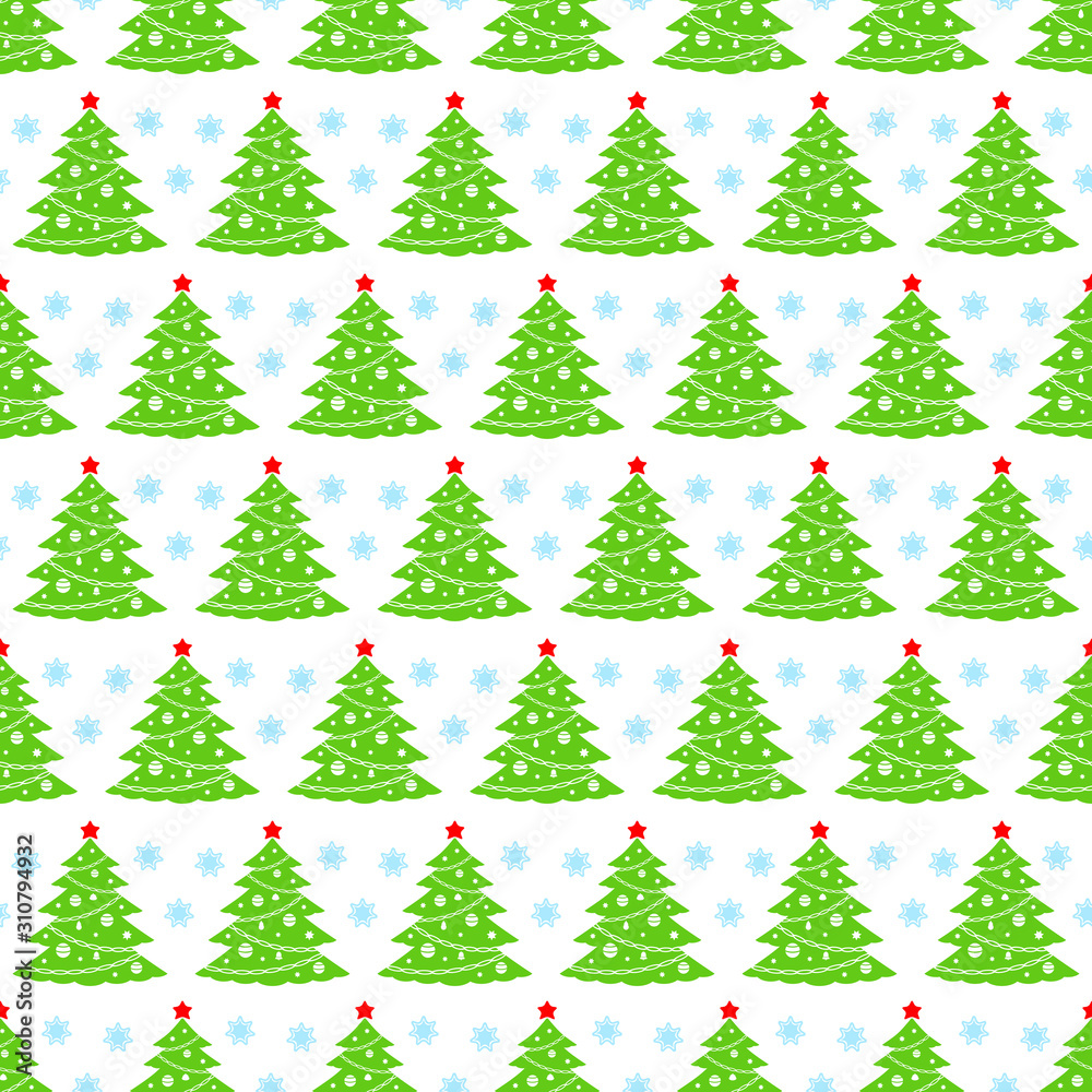 Christmas tree vector seamless pattern christmas background Christmas tree vector seamless pattern christmas background