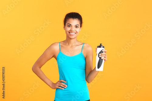 Sporty African-American wom...