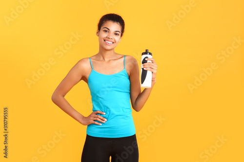 Sporty African-American wom...